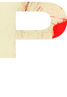 graphic letter p styled